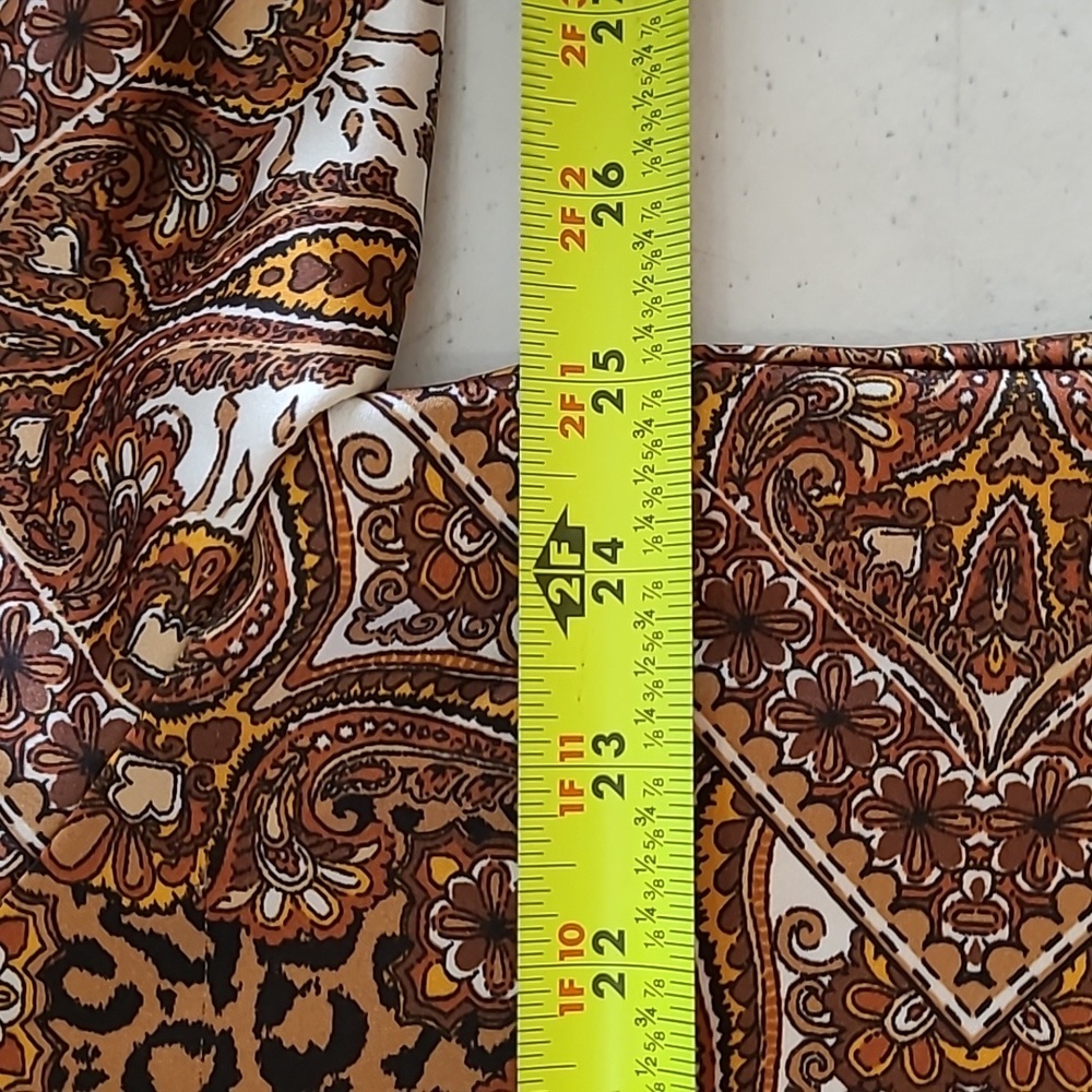 Ruby Rd Black & Gold Patterned Button-Up Blouse W… - image 7